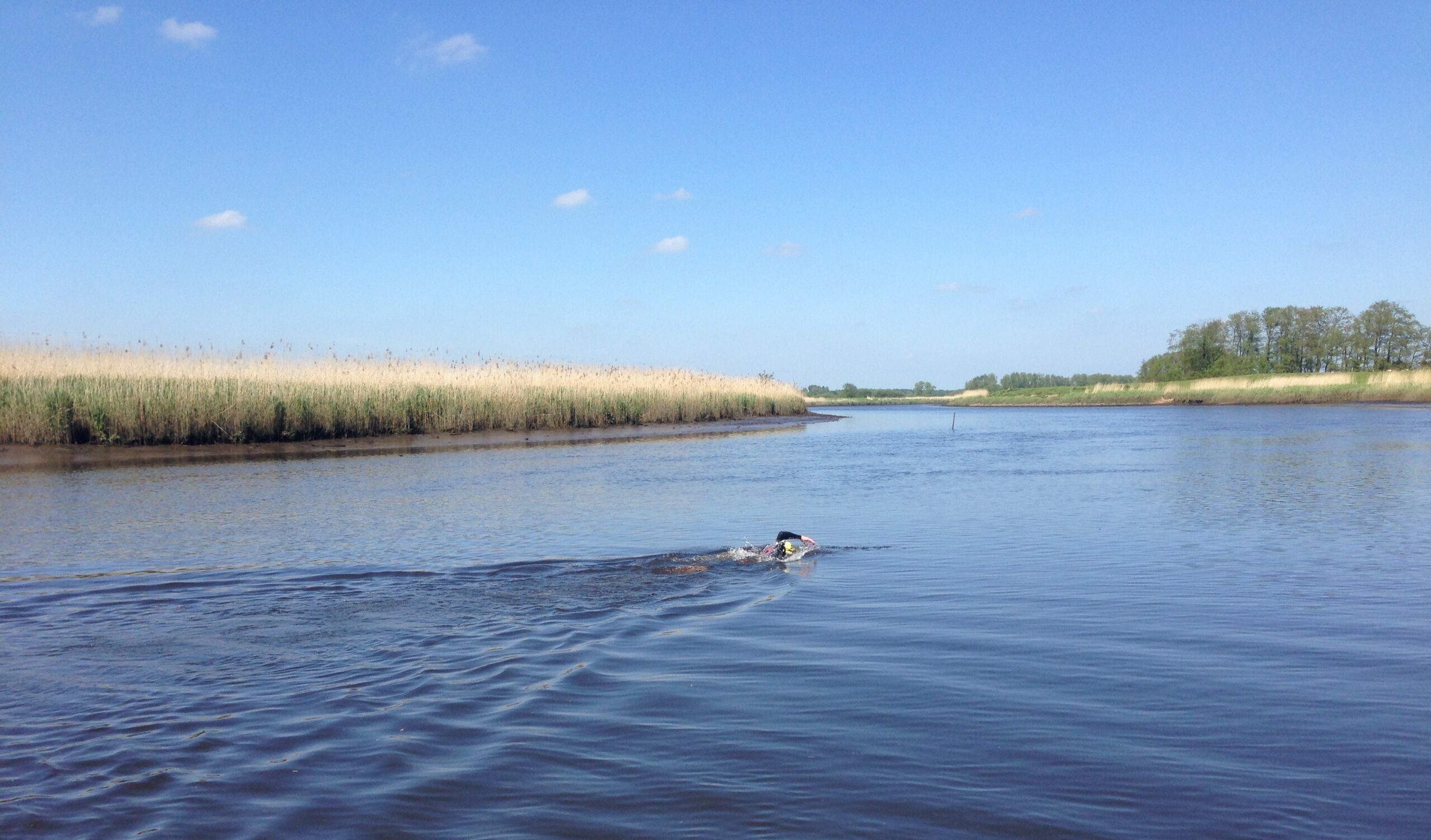 Mit dem SUP auf der Schwentine.